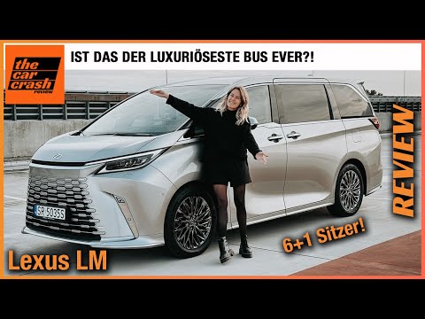 Lexus LM im Test (2024) Luxuriöser als Mercedes V-Klasse oder Hyundai Staria?! Fahrbericht | Review