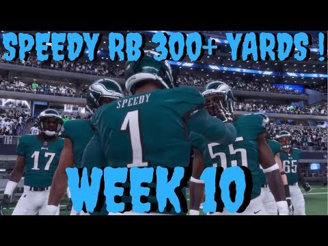 Madden 18 career mode RB S2 Ep 9 - SPEEDY RB BREAKS RUSHING RECORD IN ONLY 10 GAMES ! **MUST WATCH**