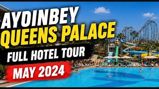 AYDINBEY QUEENS PALACE TURKEY MAY 2024 hotel tour and POV of slides!
