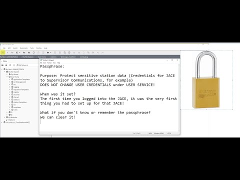 Niagara 4: Removing Passphrase from an Offline Station