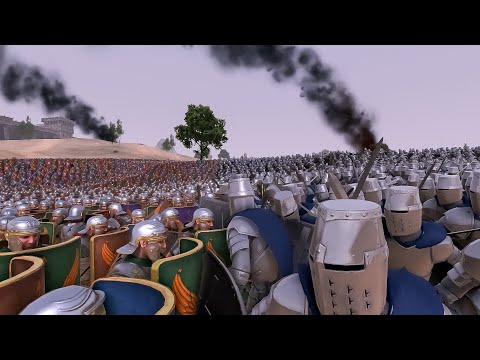 20.000 Heavy Knights vs 22.000 Romans- Ultimate Epic Battle Simulator 2- UEBS 2