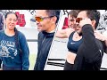 Manny Pacquiao Makes The LADIES JAWS DROP Gets CALIFORNIA LOVE OVERSEES Buboy Mitt Work With Fan