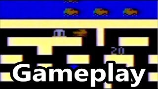Bank Heist Atari 2600 Gameplay