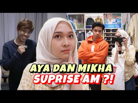 AYA DAN MIKHA SUPRISE AM ?! // HAPPY 2M SUBSCIBE