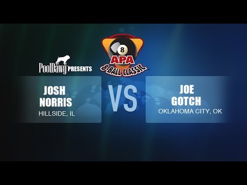 2018 APA 8-Ball Classic Finals - Joe Gotch VS Josh Norris -  Orange Tier