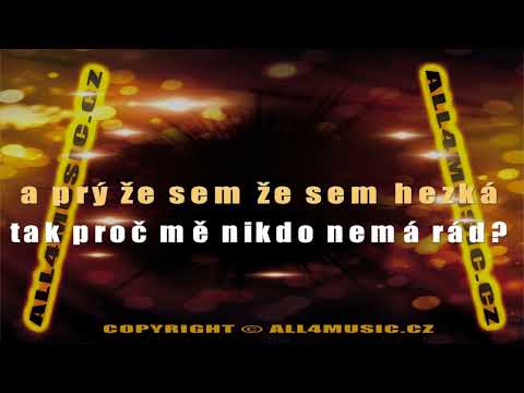 KJ0035 CSÁKOVÁ ILONA-Proč mě nikdo nemá rád (Karaoke verze)