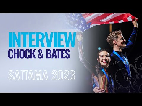 World Champions Interview: Madison Chock & Evan Bates (USA) | Saitama 2023 | #WorldFigure