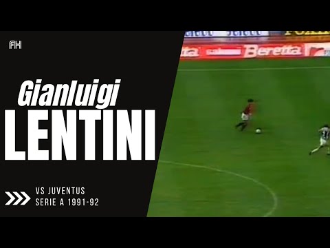 Gianluigi Lentini ● Skills ● FC Torino 2:0 Juventus ● Serie A 1991-92