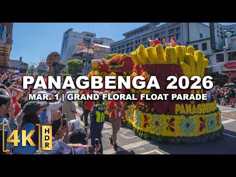 Day 2 - The Grand Floral Float Parade at PANAGBENGA FESTIVAL 2026! | Baguio City, Philippines
