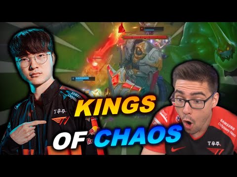 T1 vs NS - ZAC TOP CHAOS! - T1 FAN REACTS #LCK2022