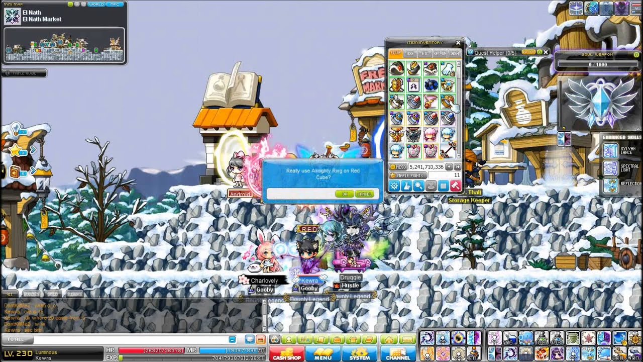 Cubing for drop rate