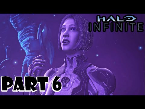 HALO INFINITE CAMPAIGN WALKTHROUGH GAMEPLAY PART 6 -ENCOUNTERING THE HARBINGER AND CORTANA
