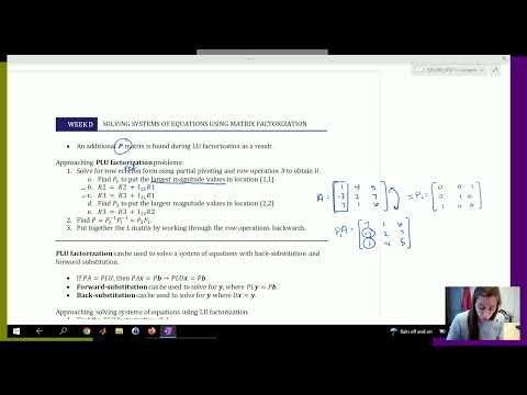 Factorization: PLU Factorization