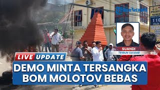 Geruduk Polresta, Aliansi OKP Mamuju Desak Polisi Bebaskan 2 Tersangka Bom Molotov