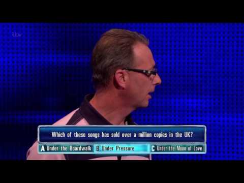Martin Gets His 'Under Pressure' Question Wrong - The Chase