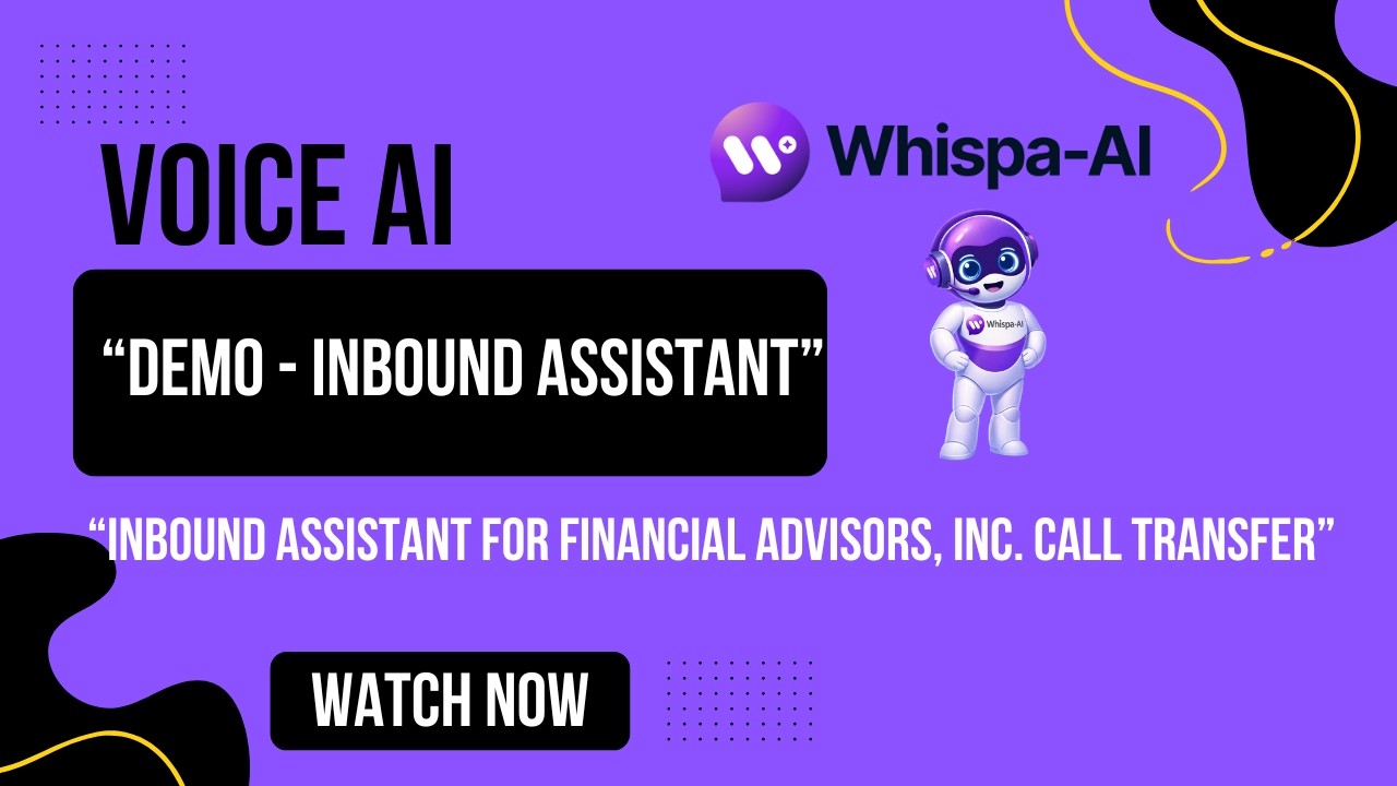 Voice AI for Financial Advisors demo
