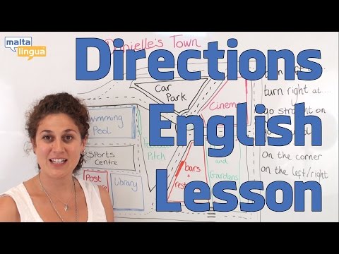 Directions English Functional Language Lesson Pre Intermediate