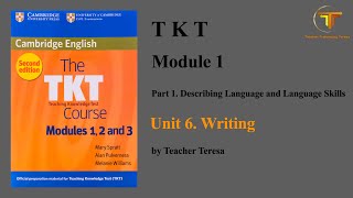 TKT, Module 1, Unit 6: Writing (Complete Lesson)