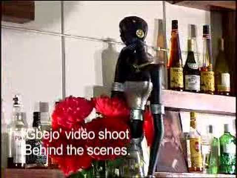 ChiiDo...Behind the scenes of 'Gbejo' video shoot.