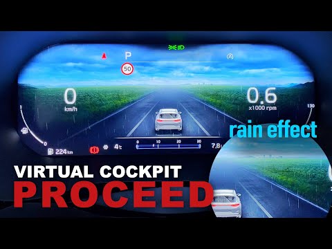 How to customize the virtual cockpit in Kia Proceed #kia #proceed #interior