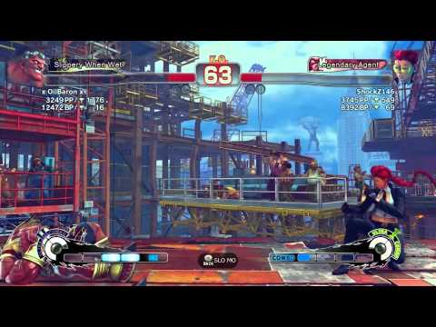 Street Fighter AE 2012 PC Ranked Match - x OilBaron x (Hakan) vs ShockZ146 (C.Viper)