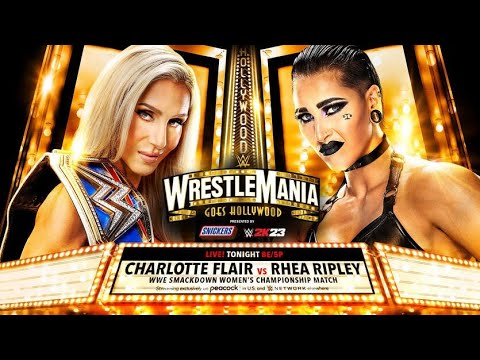 RHEA RIPLEY Vs CHARLOTTE FLAIR WWe Full Match [4K]