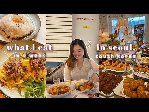 o que eu como em Seul, ponto 2: bunsik, rose buldak, cafés, massas, etc (último vlog da Coreia) 🍰🍝