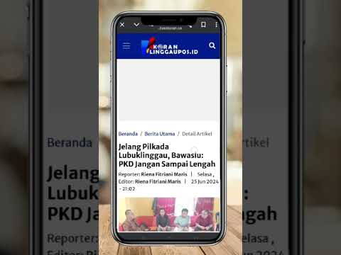 Cara Akses  Koran Digital Koran Linggau Pos
