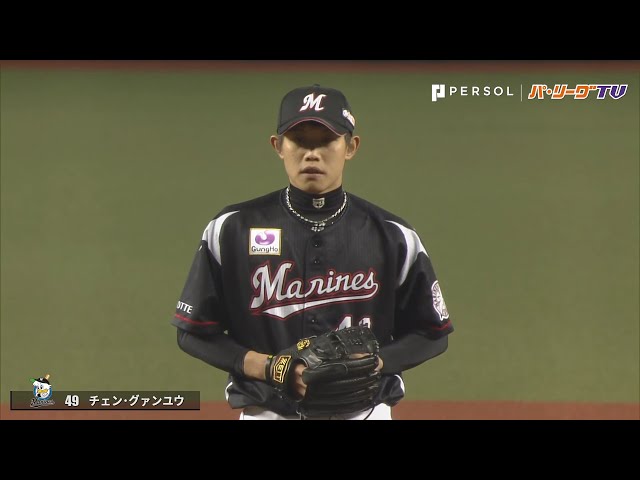 マリーンズ・チェンが4イニングを無失点に抑える好投
