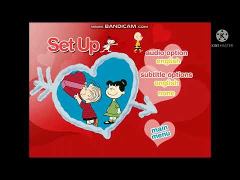 Be My Valentine, Charlie Brown DVD Menu Walkthrough (True HQ)