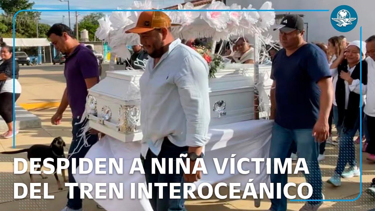 Despiden a Elena, menor de 6 años, víctima de accidente del Tren Interoceánico