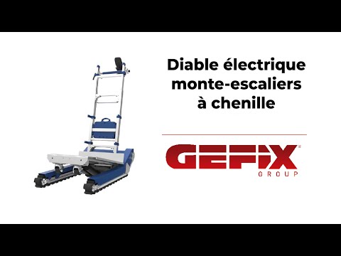 DIABLE ÉLECTRIQUE MONTE ESCALIER À CHENILLES 420KG by GEFIX