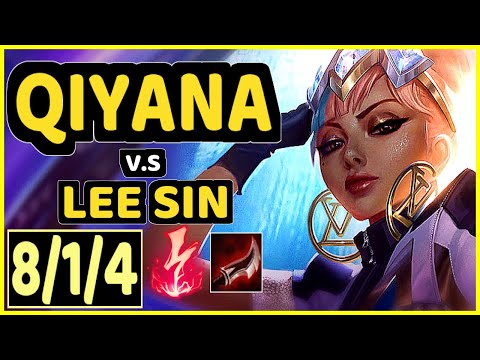 TAY (QIYANA) vs LEE SIN - 8/1/4 KDA JUNGLE GAMEPLAY - BR Ranked DIAMOND