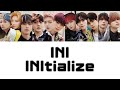 パート分け 歌割り INItialize INI