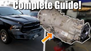 How To Replace Transmission on 09-19 Dodge Ram 1500 - START TO FINISH!