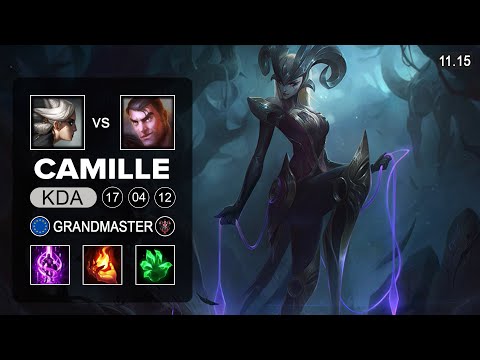 Camille Top vs Jayce - EUW Grandmaster Patch 11.15