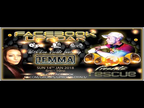 Facebook Uproar: Live Sunday Sessions 14-01-18 with Special Guests Rescue and Jemma Stevenson