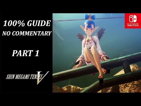 Shin Megami Tensei V - 100% Walkthrough | Part 1 -  Da'at: Minato Region - Tamachi