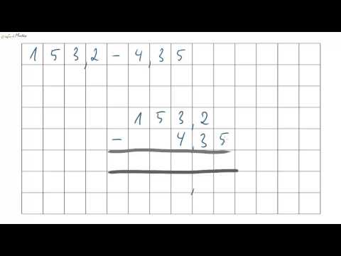 23 Schriftliche Subtraktion mit Komma