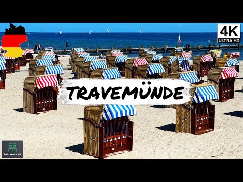 🇩🇪 TRAVEMÜNDE | GERMANY | 4K | A walking tour at the beach
