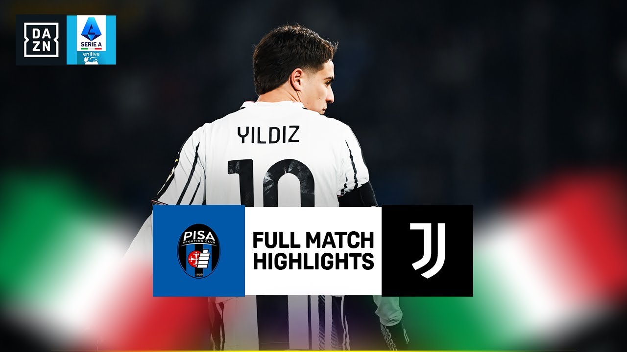 Pisa vs Juventus | Lega Serie A Highlights | Matchweek 17 | 2025-2026