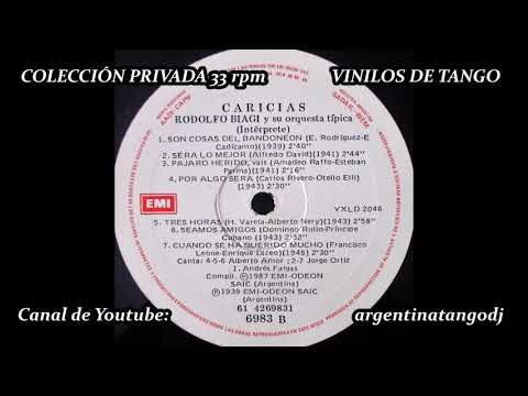 RODOLFO BIAGI; SU ORQUESTA TÍPICA & SUS CANTORES (DISCO DE VINILO)