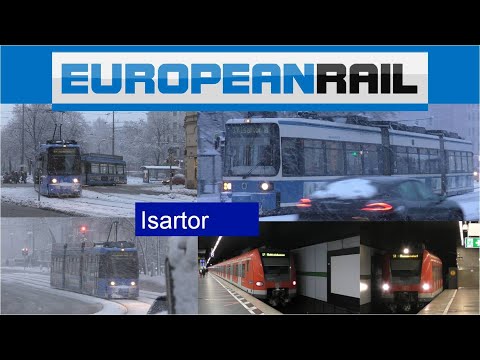 #München2019 Trams - Zweibrückenstraße & Deutsche Bahn Trains - Bahnhof München Isartor