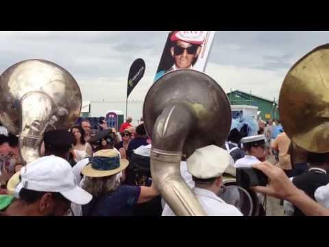 The Treme Brass Band Playing I'll Fly Away at Uncle Lionel Batiste's Funeral Parade