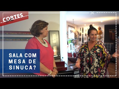 Integração de ambientes, móveis antigos e novos