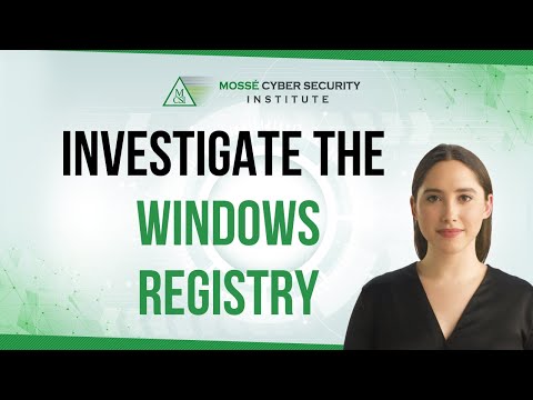 How to investigate the Windows Registry
