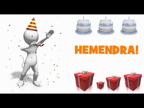 HAPPY BIRTHDAY HEMENDRA!