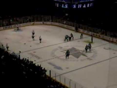 SJ Sharks vs. Anaheim Ducks - Fight