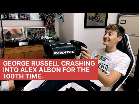 George Russell crashing into Alex Albon| F1 Funny | Twitch