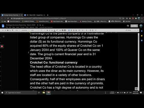 SBR Model Question - March 2020 -  part 1